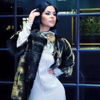 Gold Mink Fur Jacket 1239