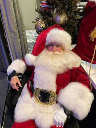 Santa Real White Fox Trim Not Faux Fur