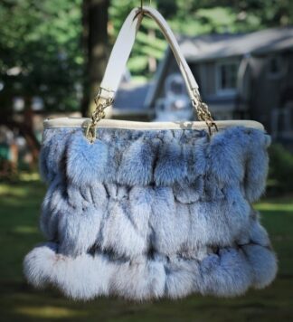 Powder Blue Fox Bag 9322