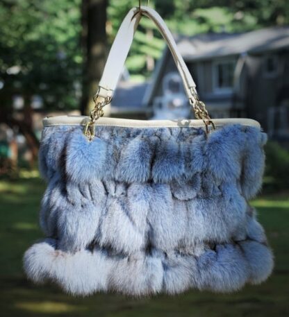 Powder Blue Fox Bag 9322