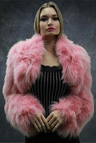 Light Pink Fox Jacket 90131