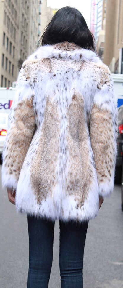 American Cat Lynx Fur Jacket 30890 - Image 4