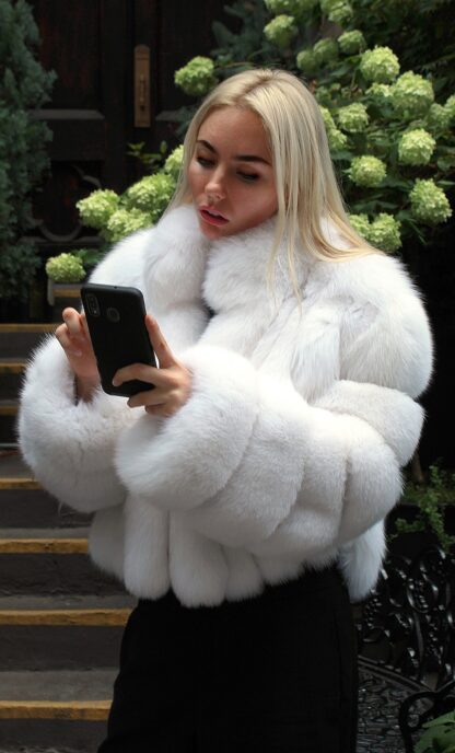 White Fox Bolero Jacket 4256
