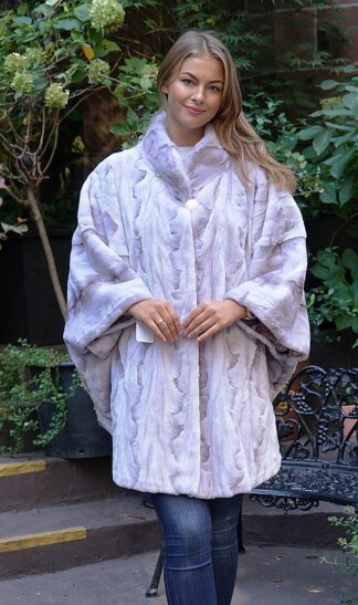 Rovalia Mink Poncho 643242