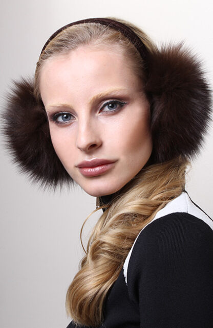 Brown Fox Ear Muffs 3031 - Image 2