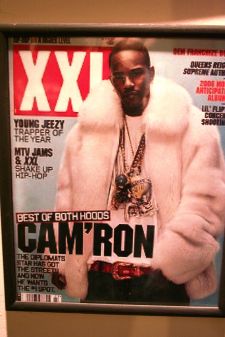 Cam'Ron Mans White Fox Fur Jacket