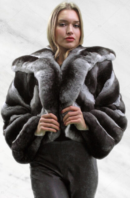 Chinchilla Bolero Jacket 29769 - Image 2
