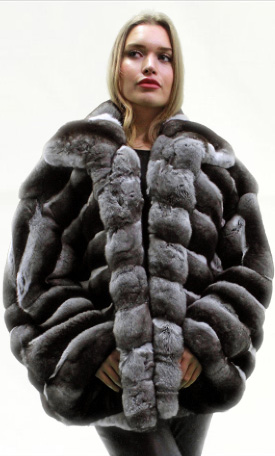 Chinchilla Fur Jacket 59693