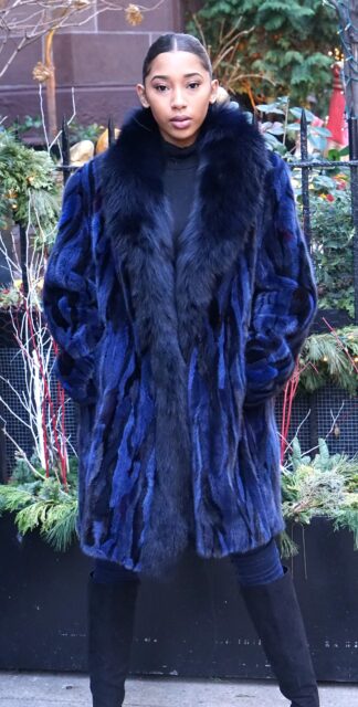 Blue Mink Stroller Fox Tuxedo 34838