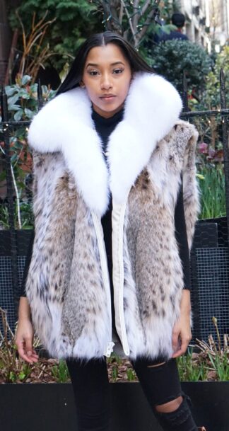 Cat Lynx Vest Fox Collar 77447