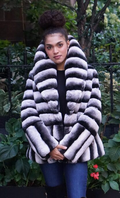 Chinchilla Rex Rabbit Jacket 2992