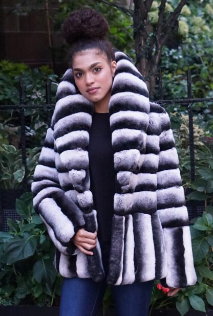 Chinchilla Rex Rabbit Jacket 2992 - Image 6