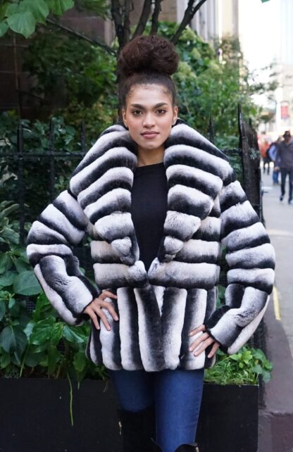 Chinchilla Rex Rabbit Jacket 2992 - Image 7