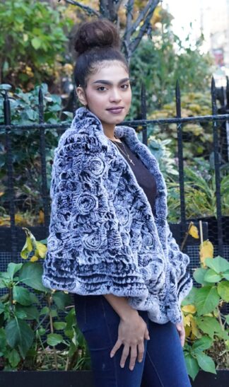 Beautiful Rex Rabbit Cape CH 3737
