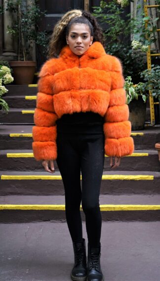Orange Fox Hoodie Jacket 45643