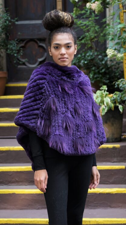 Purple Rex Rabbit Cape 23746 - Image 6