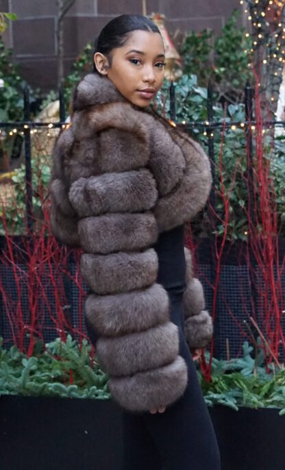 Sable Dyed Fox Jacket 3445 - Image 4