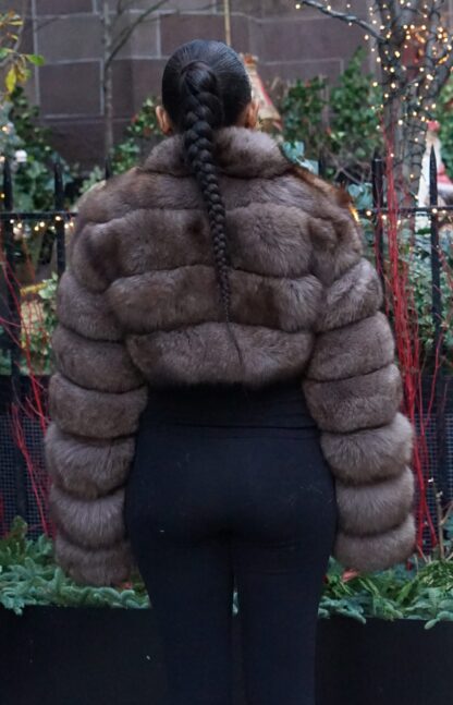 Sable Dyed Fox Jacket 3445 - Image 3