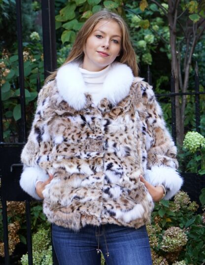 Lynx Jacket White Fox Trim 74663 - Image 3