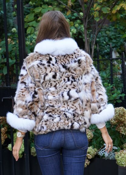 Lynx Jacket White Fox Trim 74663 - Image 5