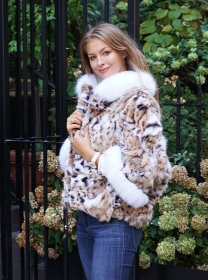 Lynx Jacket White Fox Trim 74663 - Image 8