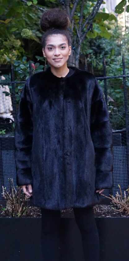 Pre-Owned Ranch Mink Jacket 49393 - Image 2