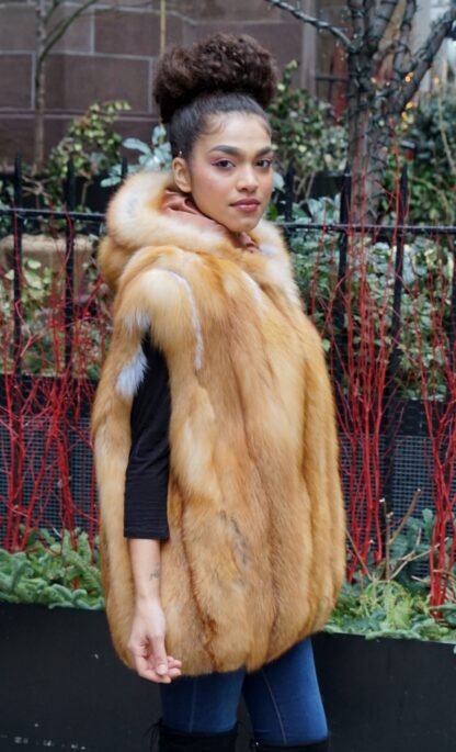 Red Fox Hooded Vest 7223 - Image 3