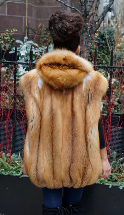 Red Fox Hooded Vest 7223 - Image 5