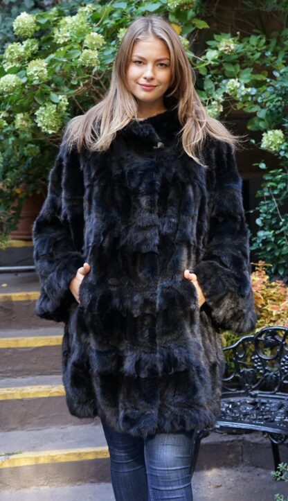 Diamond Navy Blue Sable Cape 844747 - Image 2
