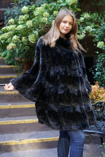 Diamond Navy Blue Sable Cape 844747 - Image 3