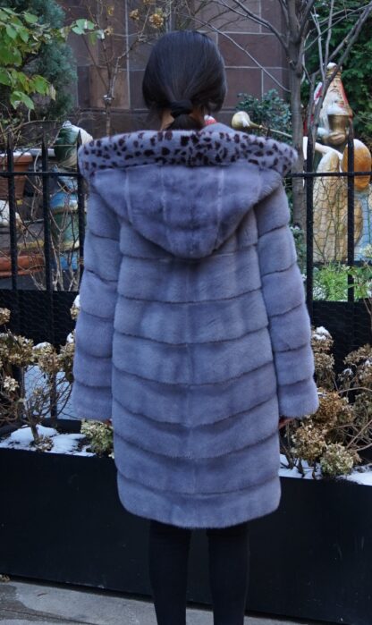Gray Mink Stroller Horizontal Hooded 84484 - Image 4