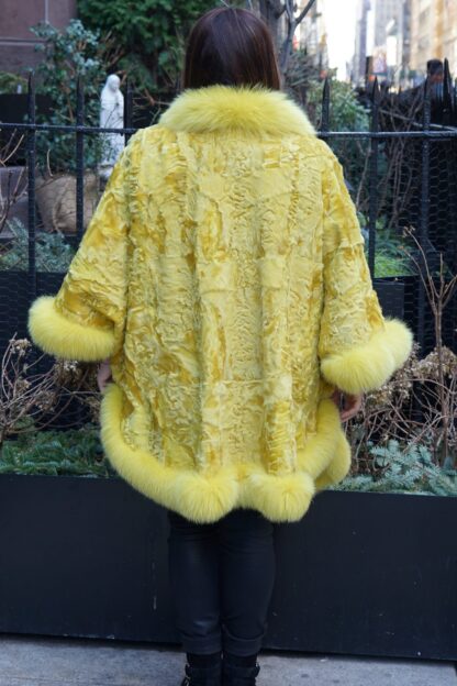 Plus Size Yellow Persian Cape Matching Fox Collar 76344 - Image 4