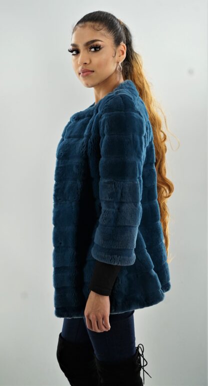 Blue Rex Rabbit Jacket Size 2-4 42928 - Image 3