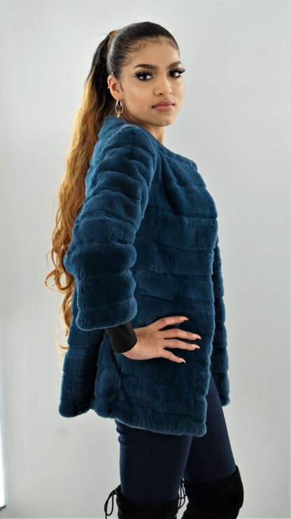 Blue Rex Rabbit Jacket Size 2-4 42928 - Image 4