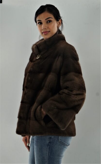 Horizontal Demi Mink Jacket 3726 - Image 2