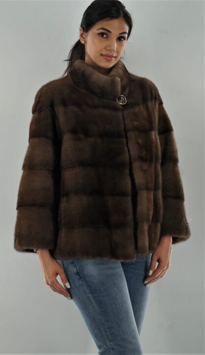 Horizontal Demi Mink Jacket 3726 - Image 4