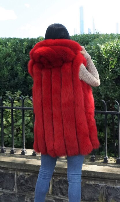 Red Fox Vest Hood 9410 - Image 5