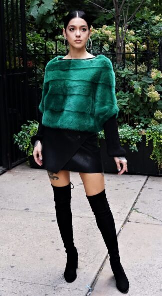 Emerald Green Mink Jacket 23494