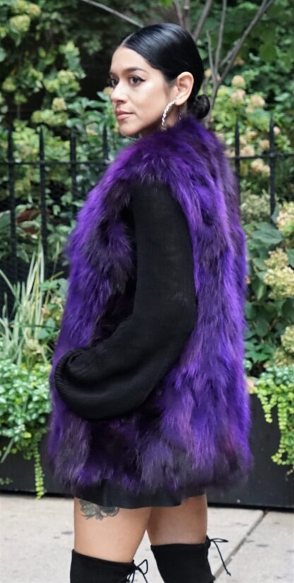 Purple Raccoon Vest 2309 - Image 3