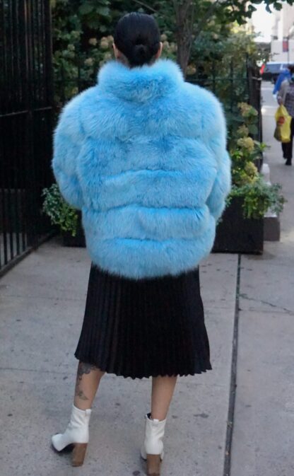 SKY BLUE FOX JACKET 9383 - Image 5
