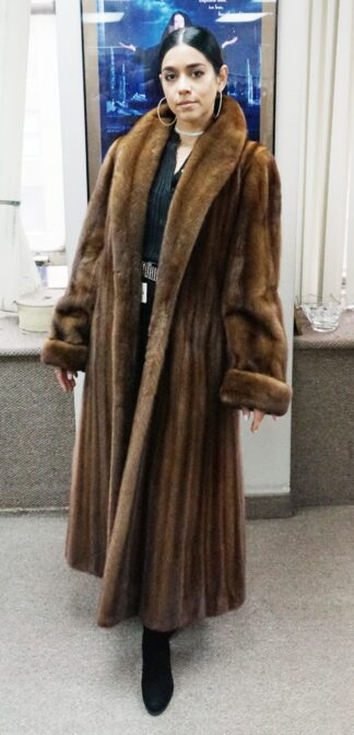 Demi Mink Coat Princess Cut 2383