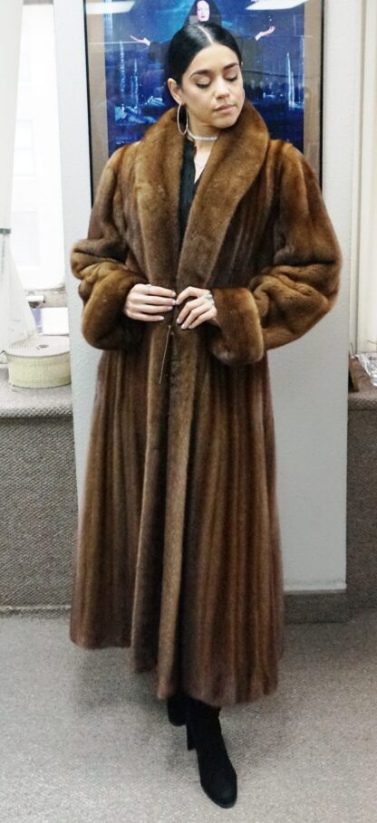 Demi Mink Coat Princess Cut 2383 - Image 5