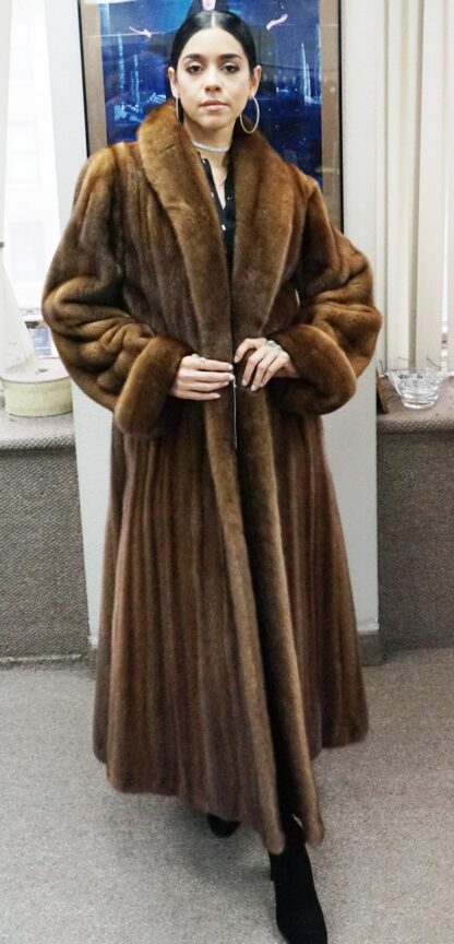 Demi Mink Coat Princess Cut 2383 - Image 6