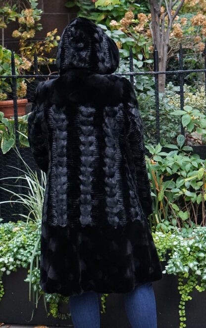 Black Diamond Cut Sheared Mink Stroller 94847 - Image 3