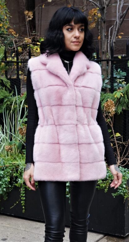 Pink Mink Vest 3432 - Image 2