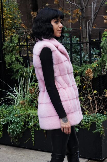 Pink Mink Vest 3432 - Image 4