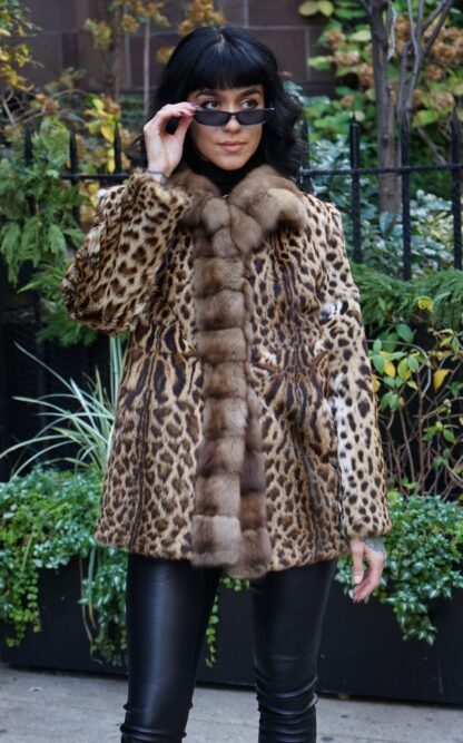 Lippi Cat Jacket Golden Sable Trim 8363