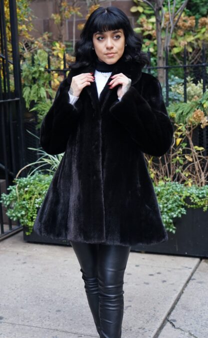 Blackglama Mink Jacket Swing 3412 - Image 3
