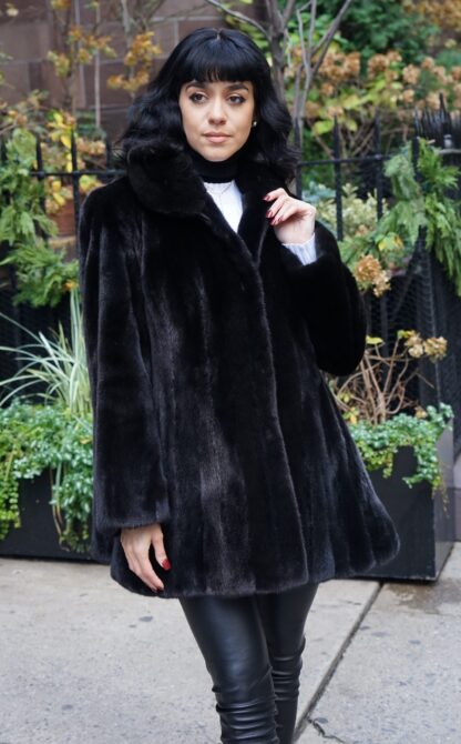 Blackglama Mink Jacket Swing 3412 - Image 4