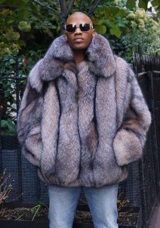 Men's Crystal Fox Jacket 7444 - Perfect for Any Occasion!
